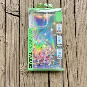 BNWT Colorful Hearts Phone Case for iPhone 14 Plus, 13 Pro Max, 12 Pro Max